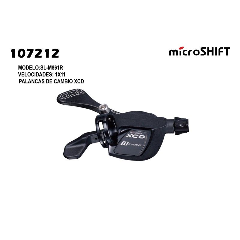 (107212) PALANCA CAMB 1X11V XCD M861-R MICROS MTB