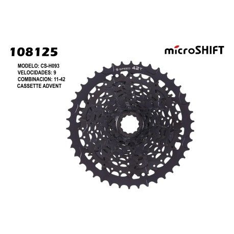 (108125) CASSET ADVENT 9vCS-H093 11-42 MICROSHIFT