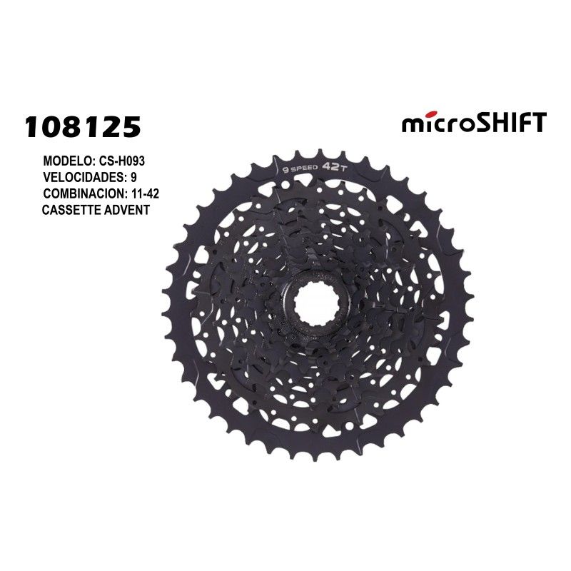 (108125) CASSET ADVENT 9vCS-H093 11-42 MICROSHIFT