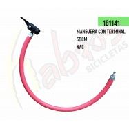 (161141) MANGUERA CON TERMINAL 50CM VA NACIONAL