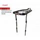 (163010) PORTA BULTO R-24 MTB PATA ESPIRAL NEGRO C/REFLEJANTE