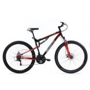 (194081) Bicicleta BENOTTO Montaña DS-TONE R29 21V.  DS Frenos Doble Disco Mecanico Acero Negro/Rojo