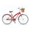 (194049) Bicicleta BENOTTO City STA. MONICA R26 1V. Mujer Frenos Contrapedal con Canastilla Acero Rojo/Crema