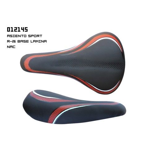 (012145) ASIENTO R-26  MTB SPORT BASE LAMINA NAC