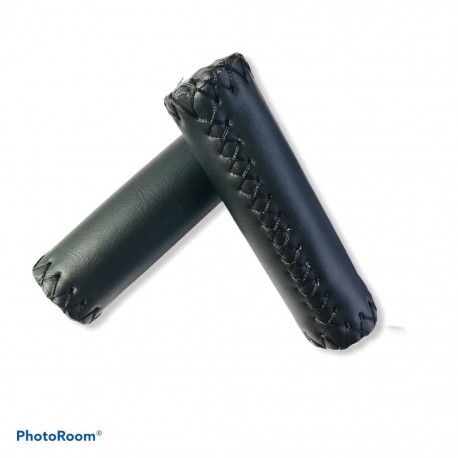 (047504N) PUÑOS MTB PIEL NEGRO PLATINUM-HB