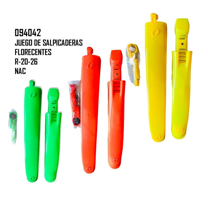 (094042) JUEGO DE SALPICADERA FLORECENTE R-20-26 NAC