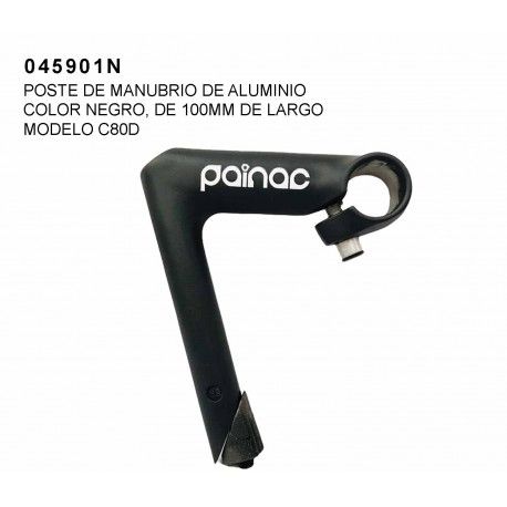 (045901N) POSTE MANU CARR ALU NEG C80D E100 PAINAC