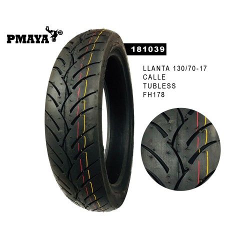 (181039) LLANTA 130/70-17 FH178 TUBLESS P-MAYA