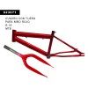 (023071) CUADRO CON TIJERA R- 16 NIÑO MTB rojo