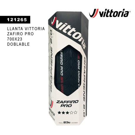 (121265) LLANTA VITTORIA ZAFIRO PRO 700X23 DOBLABLE