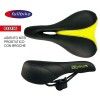 (012195) ASIENTO MTB PROSTATICO PLAYER C/B NEGRO-AMARILLO FULLBIKE