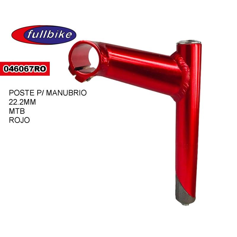 (046067R) POSTE PARA MANUBRIO 22.2MM MTB AZUL R-2