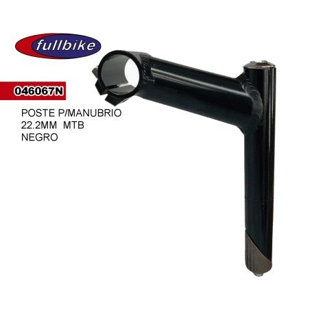 (046067N) POSTE PARA MANUBRIO 22.2MM  MTB  NEGRO R-2