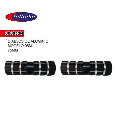 (066053N) DIABLOS ALUMINIO 75MM NEGRO 05M