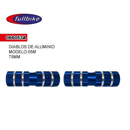 (066053A) DIABLOS ALUMINIO 75MM AZUL 05M