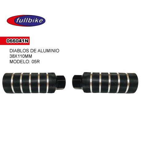(066041N) DIABLOS ALUMINIO 38X110MM NEGRO 05R