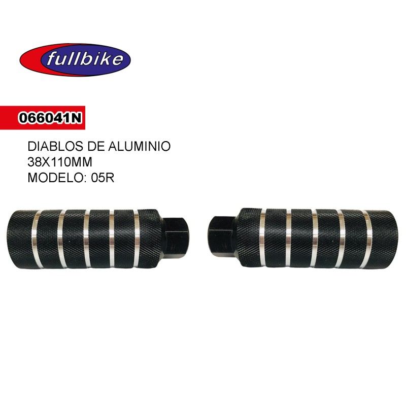 (066041N) DIABLOS ALUMINIO 38X110MM NEGRO 05R