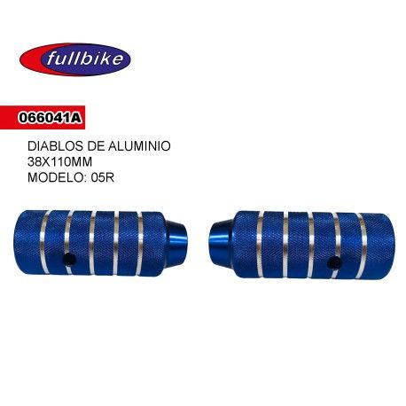 (066041A) DIABLOS ALUMINIO 38X110MM AZUL 05R