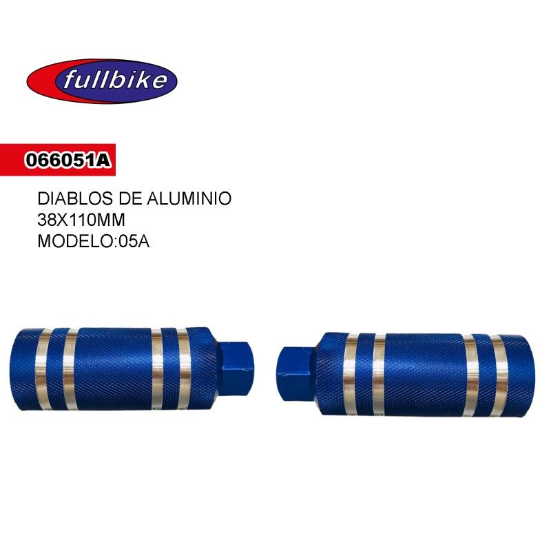 (066051A) DIABLOS ALUMINIO 38X110MM AZUL  05A