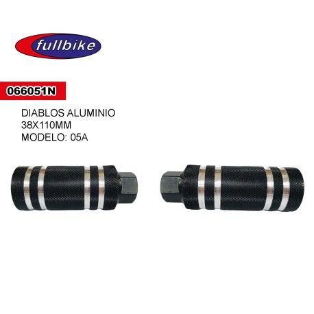 (066051N) DIABLOS ALUMINIO 38X110MM NEGRO 05A