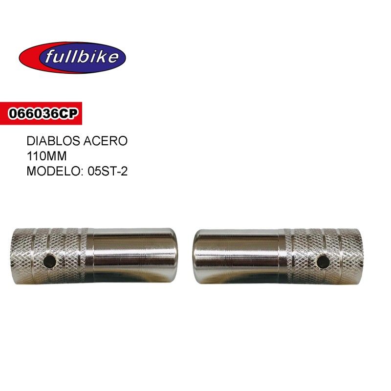 (066036CP) DIABLOS DE ACERO 110M CROMADO 05ST-1 FULLBIKE