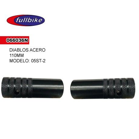 (066036N)  DIABLOS DE ACERO 110MM NEGRO 05ST-2 FULLBIKE