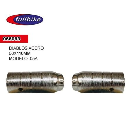(066063) DIABLOS ACERO 50X110MM CROMADO 05ST FULLBIKE