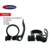 (017180) ABRAZADERA CON BLOQUEO PARA POSTE DE ASIENTO ALUMINIO NEGRO  31.8MM FULLBIKE
