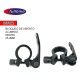 (017182)   ABRAZADERA CON BLOQUEO PARA POSTE DE ASIENTO ALUMINIO NEGRO  25.4MM FULLBIKE