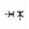 (112090) PEDAL MTB,ALUMINIO  EJE CROMOLI. COLOR NEGRO. 240GR AMOEBA