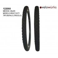 (122055) LLANTA R-26X2.25 HEAVY DUTY BUFALO TRICICLO VW-5174 VELOWURKS