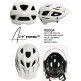 (152025) CASCO PARA CICLISTA BLANCO MATE TALLA GRANDE MODELO: HB3-5 TIPO: MTB/ENDURO AIR SYSTEM MOON