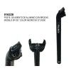 (016228) POSTE DE ASIENTO DE ALUMINIO CON BROCHE, MODELO SP-327, COLOR NEGRO, DE 27.2X350