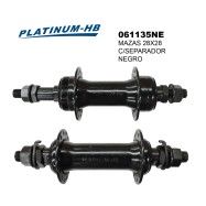 (061135NE) MAZAS 28X28 c/sep PLATI-HB negro par