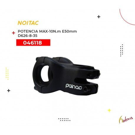 (046118) POTENCIA ALUMINIO NEGRO MODELO D626-8-35 E50 PAINAC