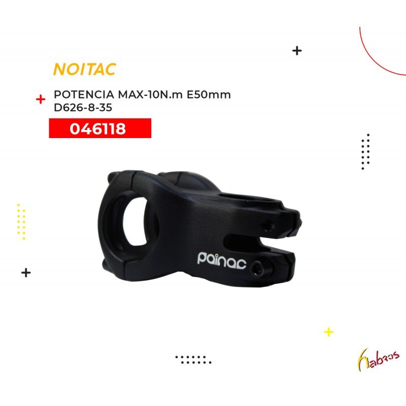 (046118) POTENCIA ALUMINIO NEGRO MODELO D626-8-35 E50 PAINAC