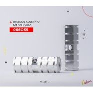 (066055) DIABLOS  DE ALUMINIO  3/8*75 COLOR PLATA MODELO 05P