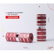 (066055R) DIABLOS DE ALUMINIO 3/8*75 ROJO MODELO: 05P