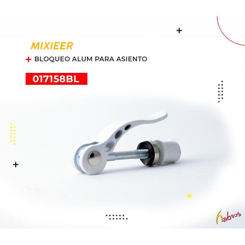 (017158BL) BLOQUEO PARA ASIENTO DE ALUMINIO BLANCO MIXIER K307