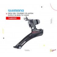 (146000) DESVIADOR DELANTERO TOURNEY FD-A070A 34.9MM 7 VELOCIDADES SHIMANO