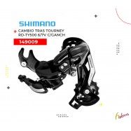 (149009)CAMBIO TRASERO TOURNEY RD-TY500 6/7 VELOCIDADES CON OREJA SHIMANO
