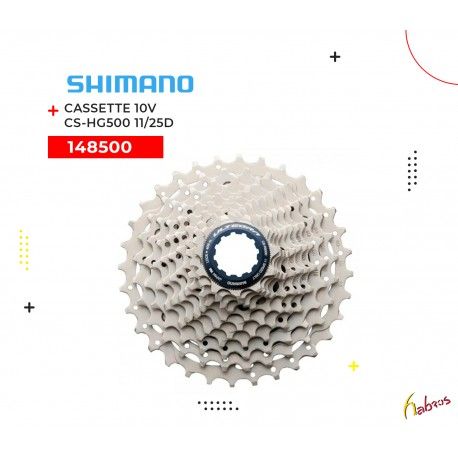 (148500) CASSETTE 10 VELOCIDADES CS-HG500 11/25DTS SHIMANO