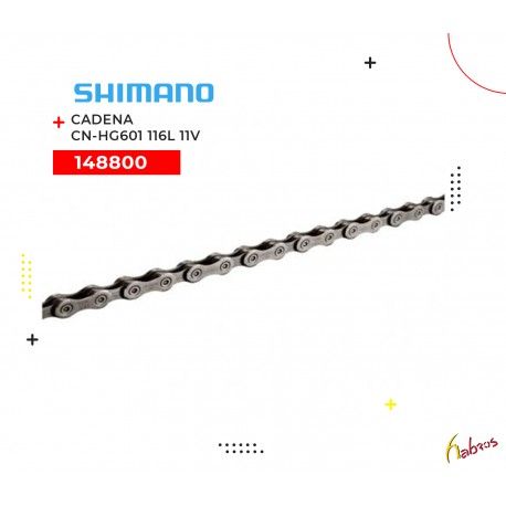 (148800) CADENA CN-HG601 116L 11 VELOCIDADES SHIMANO
