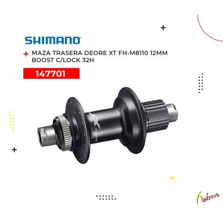 (147701) MAZA TRASERA DEORE XT MICRO FH-M8110 12 MM SHIMANO