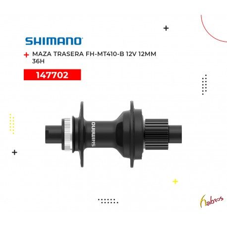(147702) MAZA TRASERA FH-MT410-B 12V 12MM SHIMANO