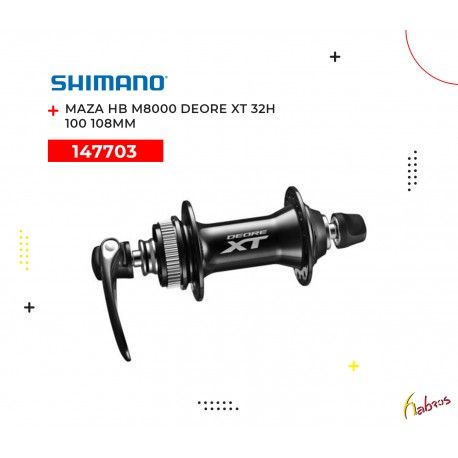 (147703) MAZA DELANTERA HB-M8000 DEORE XT 32H SHIMANO
