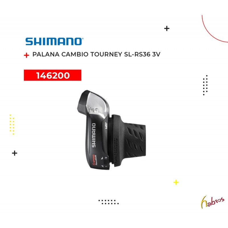 (146200)PALANCA CAMBIO TOURNEY SL-RS36 3velocidades SHIMANO