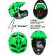 (152034) CASCO CICLISTA ABATIBLE VERDE FULLFACE TL  KS11