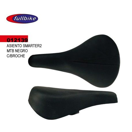(012139) ASIENTO MTB SMARTER GRANDE  NEGRO C/BROCHE