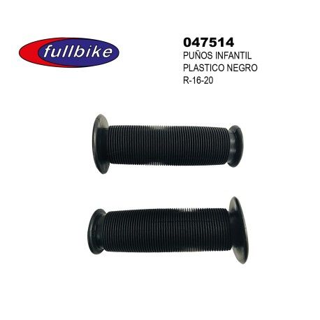 (047514) PUÑOS PLASTICO R-20/16 NEGRO Mod: JK107